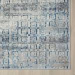 Laagpolig vloerkleed My Look II polyester/katoen - blauw/beige - 200 x 290 cm