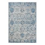 Laagpolig vloerkleed My Heriz II polyester/katoen - blauw/beige - 200 x 290 cm