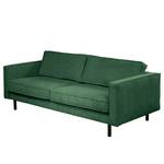 3-Sitzer Sofa FORT DODGE Cordstoff Poppy: Tannengrün