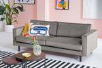 3-Sitzer Sofa FORT DODGE Samt Ravi: Taupe