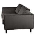 2-Sitzer Sofa FORT DODGE Samt Ravi: Grau - Ohne Schlaffunktion