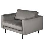 Fauteuil XL FORT DODGE Velours Ravi: Taupe