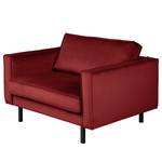 Fauteuil XL FORT DODGE Velours Ravi: Bordeaux