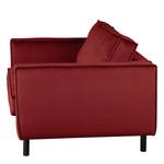 Fauteuil XL FORT DODGE Velours Ravi: Bordeaux