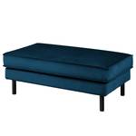 Gestoffeerde hocker FORT DODGE Velours Ravi: Marineblauw