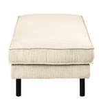 XL-gestoffeerde hocker FORT DODGE Corduroy Poppy: Beige