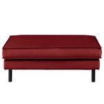 Gestoffeerde hocker FORT DODGE Velours Ravi: Bordeaux