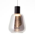 LED-hanglamp Carlson I rookglas / aluminium - 1 lichtbron