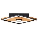 LED-plafondlamp Woodbridge kunststof / ijzer - Aantal lichtbronnen: 1