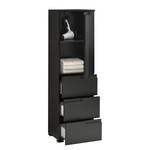 Armoire de salle de bain Larado Noir mat