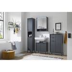 Armoire de toilette Juvara Éclairage inclus - Gris mat - Gris mat