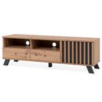 Tv-meubel Bimeda spaanplaat/MDF (Medium-Density Fibreboard) - Artisan eikenhouten look/antracietkleurig