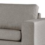 Fauteuil BILLUND Velours Lark: Bruingrijs - Donker beukenhout