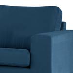 Fauteuil BILLUND Geweven stof Vele: Blauw - Licht beukenhout