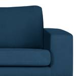 Fauteuil BILLUND Geweven stof Vele: Blauw - Licht beukenhout