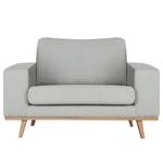 Fauteuil BILLUND Tissu Vele: Gris - Hêtre clair