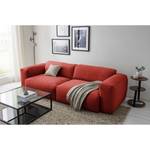 3-Sitzer Sofa HUDSON Webstoff Saia: Karminrot