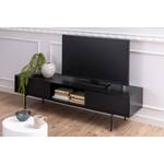 Tv-meubel Crandon zwarte essenhouten look/zwart - Breedte: 180 cm