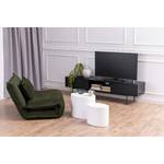 Tv-meubel Crandon zwarte essenhouten look/zwart - Breedte: 180 cm