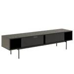 Tv-meubel Crandon zwarte essenhouten look/zwart - Breedte: 180 cm