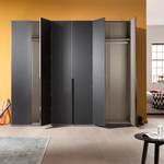 Drehtürenschrank KiYDOO Glam Graumetallic - Breite: 270 cm - Basic - Grau