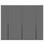 Armoire KiYDOO Glam Gris métallique - Largeur : 270 cm - Basic - Gris