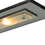 Hanglamp Vigo gepoedercoat staal / glas - 1 lichtbron - Zilverkleurig/grijs