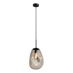 Hanglamp Lava gepoedercoat staal / glas - 1 lichtbron