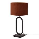 Lampe Rico Acier thermopoudré / Velours - 1 ampoule - Cuivre / Noir - 30 x 56 cm