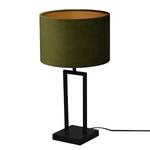 Lampe Veneto Acier thermopoudré / Velours - 1 ampoule - Vert / Noir - 30 x 53 cm