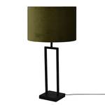 Lampe Veneto Acier thermopoudré / Velours - 1 ampoule - Vert / Noir - 37 x 68 cm