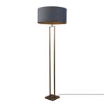 Staande lamp Veneto gepoedercoat staal / fluweel - 1 lichtbron - Grijs/Goudkleurig