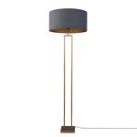 Staande lamp Veneto gepoedercoat staal / fluweel - 1 lichtbron - Grijs/Goudkleurig