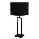 Lampe Veneto Acier thermopoudré / Velours - 1 ampoule - Noir / Doré - 37 x 68 cm