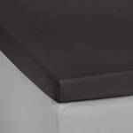 Drap-housse Vario-Stretch Jersey - Marron foncé - 200 x 200 cm