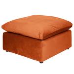 Polsterhocker Nizza Buche / Polyester - Kupfer - 102 x 102 cm