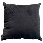 Coussin Artik Velours / Polyester - Noir - 50 x 50 cm