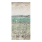 Tapis en vinyle Horizon turquoise I Vinyle / Polyester - 120 x 240 cm