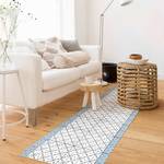 Tapis vinyle carrelage Soleil gris Vinyle / Polyester - 80 x 240 cm