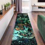 Tapis en vinyle Île déserte dorée Vinyle / Polyester - 80 x 240 cm