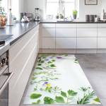 Tapis en vinyle Herbes et bourgeons Vinyle / Polyester - 200 x 100 cm