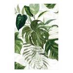 Tappeto Monstera acquarellata Vinile / Poliestere - 100 x 150 cm