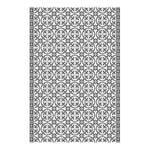 Tapis en vinyle carrelage cercle Vinyle / Polyester - Gris - 120 x 180 cm