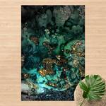 Tappeto Isole dorate Vinile / Poliestere - 120 x 180 cm