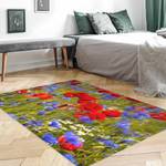 Tapis en vinyle Champs de coquelicots Vinyle / Polyester - 150 x 100 cm