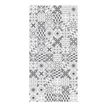 Tappeto Mix di motivi geometrici Vinile / Poliestere - Grigio - 80 x 160 cm