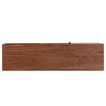 Meuble TV KNIVS - 160 cm Plaqué bois véritable - Placage noyer véritable