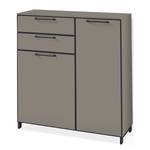 Kast Unica I MDF/staal - 100 x 107 cm - Taupe