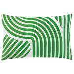 Kissenhülle Organic Waves Baumwolle - 30 x 50 cm - Grün