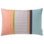 Housse de coussin Funny Stripe Coton / Polyester - Multicolore - 40 x 60 cm